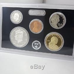 2012 United States Mint Silver Proof Set 90% Silver Coins 14 Coins Box & COA
