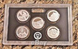 2012 United States Mint Silver Proof Set w Original Box, Cases & COA