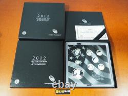 2012 W Proof Silver Eagle Limited Edition Proof Set In Ogp