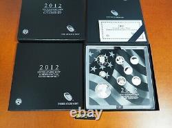 2012 W Proof Silver Eagle Limited Edition Proof Set In Ogp