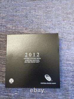 2012 W Proof Silver Eagle Limited Edition Proof Set In Ogp