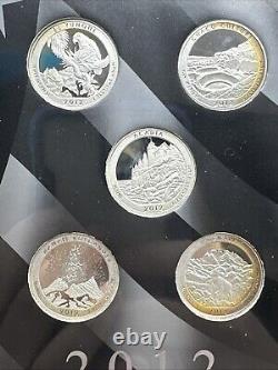 2012 W Proof Silver Eagle Limited Edition Proof Set In Ogp Sr5-3