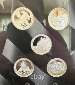 2012 W US Mint Limited Edition Silver Proof Set With OGP & COA (Some toning)