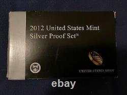 2012 silver proof set 14 coin in OGP with COA. EXTREMLEY DESIRABLE YEAR