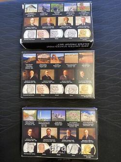 2013, 14, 15 US Mint SILVER Proof Sets Run with COA's SILVER SETS 3 In A Row