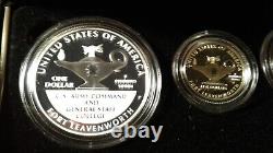 2013 5 Star Generals 3-Coin Proof Set Box & CoA