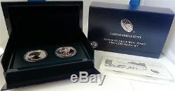 2013 American Eagle West Point Two-Coin SILVER Proof Set BOXED & GORGEOUS