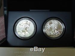 2013 American Eagle West Point Two-Coin SILVER Proof Set BOXED & GORGEOUS