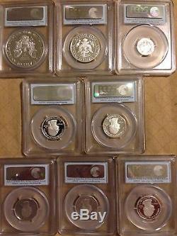2013 Complete 8-Coin Limited Edition Silver Proof Set-PCGS First Strike-PR69