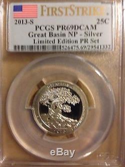2013 Complete 8-Coin Limited Edition Silver Proof Set-PCGS First Strike-PR69