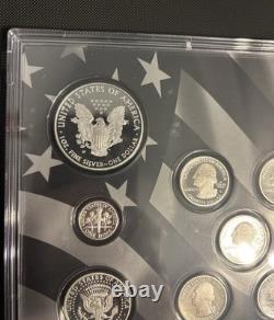 2013 LIMITED EDITION SILVER PROOF SET U. S. MINT, SF W Mints COA And Original Box