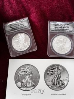 2013 RP70 EU70 AmericanEagle West Point Two Coin Set Us Mint OGP COA