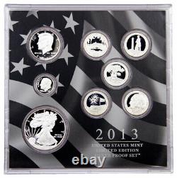 2013 S United States Mint Limited Edition Silver Proof Set OGP SKU33459