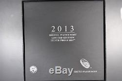 2013 S, W U. S. Mint 90% Silver Limited Edition Proof Set Original Mint Packaging