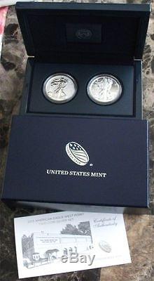 2013 Silver American Eagle 2 Coin -10- Proof Sets =Unopened Box From Mint=