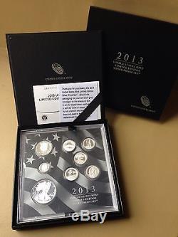 2013 US Mint Limited Edition 8 Coin Silver Proof Set 50,000 SOLD OUT