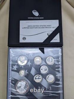 2013 US Mint Limited Edition Silver Proof Set