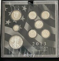 2013 US Mint Ltd. Edition Silver Proof Set (#14004) Fresh packaging