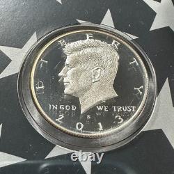 2013 US Mint Ltd Edition Silver Proof Set Silver Coins x8 OGP & COA (90593)