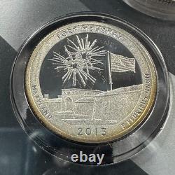 2013 US Mint Ltd Edition Silver Proof Set Silver Coins x8 OGP & COA (90593)