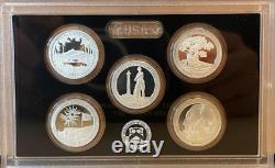2013 US Mint Silver Proof Set $1 Proof Silver San Francisco COA