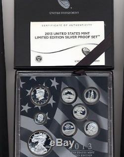 2013 United States Mint Limited Edition Silver Proof Set, 50,000 pieces SOLD OUT