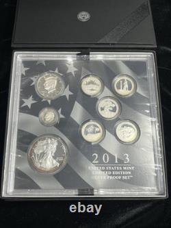2013 United States Mint Limited Edition Silver Proof Set With Cool Toning