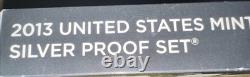2013 United States Mint Silver Proof Set 14 coins S mintage mark COA NEW