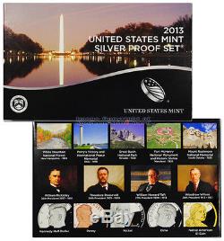 2013 United States US Mint 14 pc Silver Proof Set (SV8) SKU28442