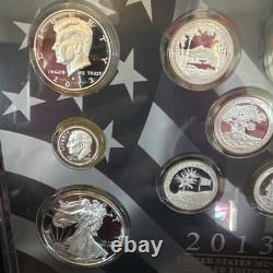 2013 W US Mint Limited Edition Silver Proof Set. 8 Coins OGP & COA