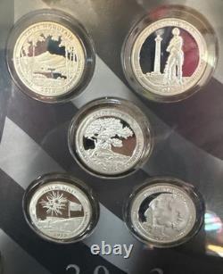 2013 W US Mint Limited Edition Silver Proof Set. 8 Coins OGP & COA