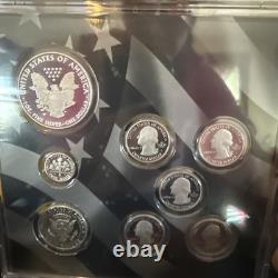 2013 W US Mint Limited Edition Silver Proof Set. 8 Coins OGP & COA