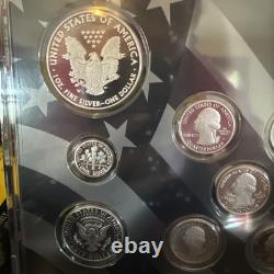 2013 W US Mint Limited Edition Silver Proof Set. 8 Coins OGP & COA