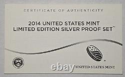 2014 Limited Edition Silver Proof Set