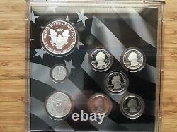 2014 Limited Edition Silver Proof Set in OGP with 1 Troy oz Silver American Eagle