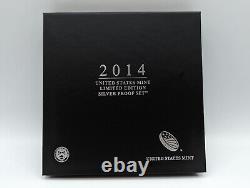 2014 Limited Edition Silver Proof Set with Complete OGP & COA #3