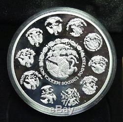 2014 Mexico Libertad 7-Coin Silver Proof Set with COA + Case