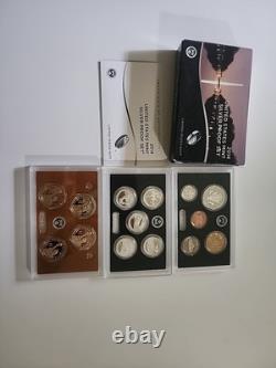 2014-S US Mint Silver Proof Set with COA & Box 14 Coins 90% United States