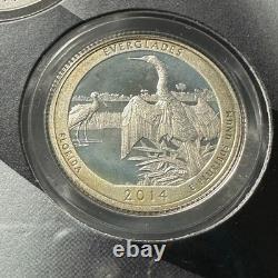 2014 US Mint Ltd Edition Silver Proof Set Silver Coins x8 OGP & COA (90595)