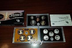 2014 US Mint silver proof set (TWO ROOSEVELT NO HOOVER!) RARE
