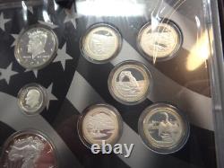 2014 United States Limited Edition Silver Proof Set with Box & COA Free S&H USA
