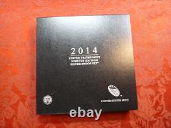2014 United States Limited Edition Silver Proof Set with Box & COA Free S&H USA