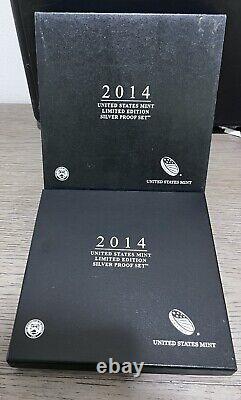 2014 United States Mint Limited Edition Silver Proof Set in OGP With Toning
