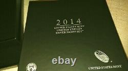 2014 Us Mint Limed Edition Silver Proof Set