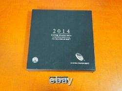 2014 W Proof Silver Eagle Limited Edition Proof Set Ls3 In Ogp