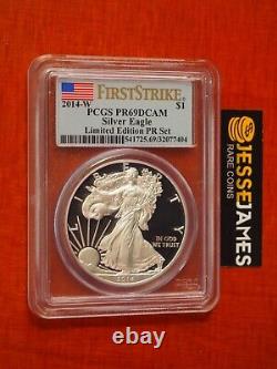 2014 W Proof Silver Eagle Pcgs Pr69 Dcam First Strike From Limited Edition Set