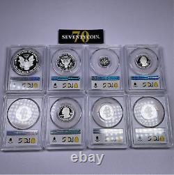 2014-w Limited Edition Proof Set Pcgs Pr69 Dcam Silver 8 Coin Set