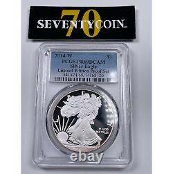 2014-w Limited Edition Proof Set Pcgs Pr69 Dcam Silver 8 Coin Set