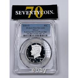 2014-w Limited Edition Proof Set Pcgs Pr69 Dcam Silver 8 Coin Set