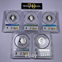 2014-w Limited Edition Proof Set Pcgs Pr69 Dcam Silver 8 Coin Set